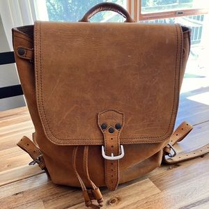 Drawstring leather backpack saddleback leather company